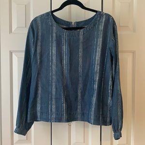 Anthropologie chambray top